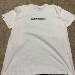 Supreme White Short Sleeve Tee Minimalist Design
